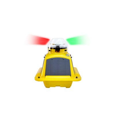 Feu élevé autonome basse intensité de seuil et fin de piste vert/rouge