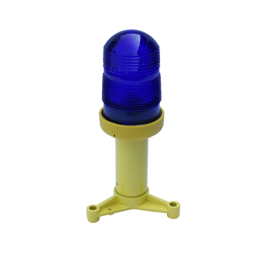 Elevated omni taxiway edge blue light– 230Vac